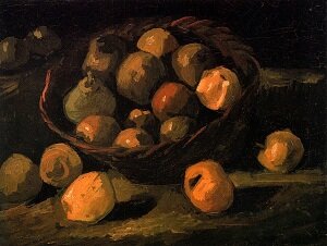 Винсент Виллем Ван Гог Антверпен Нюэнен,Натюрморт с корзиной яблок 